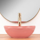 умывальник Rea Sofia mini 41x34,5 pink shiny (REA-U6335)