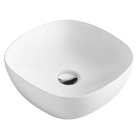 Умивальник накладний VOLLE DIOS 2 13-333-33 370x370x115мм квадратний білий