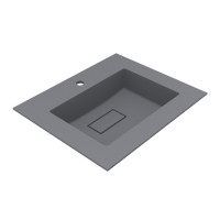 Умывальник Miraggio ERICA 600 MIRASTONE GRAY