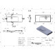 Умывальник Miraggio VIOLA 1000 L MATT