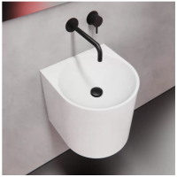 Умывальник из бетона белый 400M