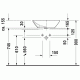 Умывальник на столешницу Duravit ME by Starck 55x42 см (0334520000)