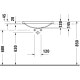 Умивальник Duravit D-NEO вбудований зверху 60х44 см (0358600079)