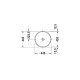 Умывальник Duravit ARCHITEC встроенный под столешницу Ø 42 см (0319420000)