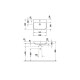 Умивальник на стільницю Duravit HAPPY D.2 60х46 см (2360606100) білий/антрацит матовий