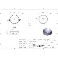 Умивальник Miraggio ELLEL MIRASOFT