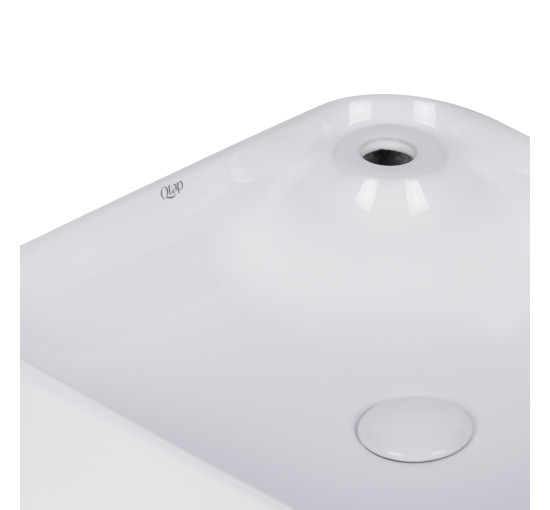 Раковина-чаша Qtap Stork 430x430x120 White с донным клапаном QT15112194W