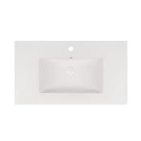 Раковина Qtap Albatross New 810x470x180 White с донным клапаном QT0111750680W