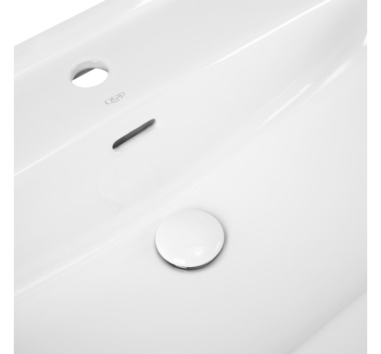 Раковина Qtap Albatross 01 815х467х195 White з донним клапаном QT0111FL8167CW