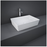 Раковина RAK Ceramics FEELING прямокутна 50см біла глянцева FEECT5000AWHA