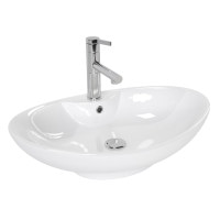 Раковина керамическая на столешницу Rea Rosa 65 (8118528499)