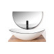 умывальник Rea Royal Black Edge 36x62,5 white (REA-U8569)