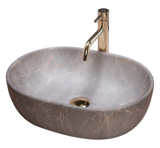 умывальник Rea Lara 35x48,5 beige (REA-U9887)