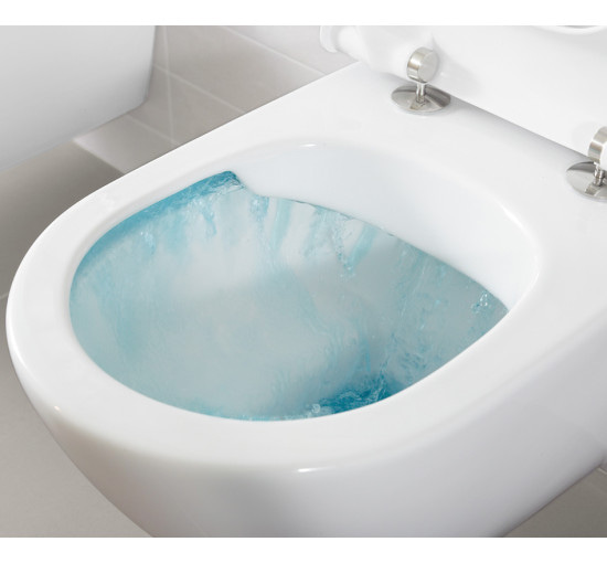 Унітаз підвісний Villeroy & Boch O.NOVO Direct Flush короткий 49 см з кришкою soft-close (5688HR01)