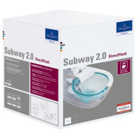 Унітаз підвісний Villeroy & Boch SUBWAY 2.0 Direct Flush з кришкою Soft Close Slim (5614R201)