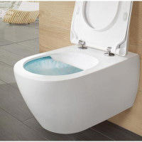 Унітаз підвісний Villeroy & Boch SUBWAY 2.0 Direct Flush з кришкою Soft Close Slim (5614R201)