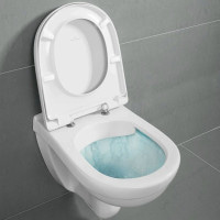 Унитаз подвесной Villeroy & Boch O. NOVO Direct Flush короткое 49 см с крышкой soft-close (5688HR01)