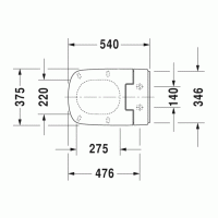 Сидение на унитаз с душем и ПДУ Duravit SensoWash Slim (611200002000300) для DuraStyle