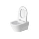 Сидение Duravit D-NEO на унитаз с функцией SoftClosing, петли хромированные (0021690000)