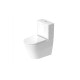 Чаша Duravit D-NEO напольного унитаза Rimless 65х37 см (2002092000) HygieneGlaze