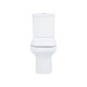 Унитаз-компакт Qtap Cardinal безободковый с сиденьем Soft-close QT0422C666PW