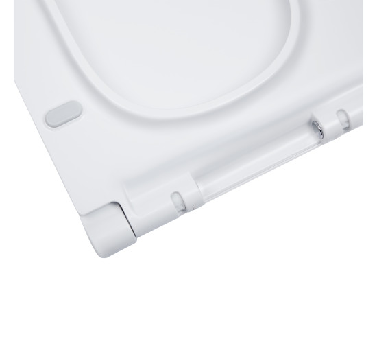 Унитаз-компакт Qtap Cardinal безободковый с сиденьем Soft-close QT0422C666PW