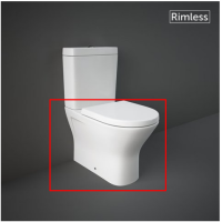 Чаша унітазу RAK Ceramics RESORT Rimless білий RST17AWHA