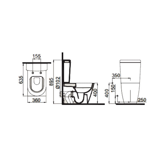 Унітаз-компакт Idevit Alfa з сидінням Soft Close (SETK3104-0316-001-1-6200)