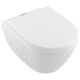 Унитаз подвесной Villeroy & Boch SUBWAY 2.0 Rimless ViFresh без сиденья (5614A1R1)