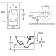 Унитаз подвесной Villeroy & Boch SUBWAY 2.0 Rimless ViFresh без сиденья (5614A1R1)