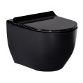 Унитаз подвесной Volle AMADEUS BLACK с сиденьем Slim slow-closing (13-06-055Black)