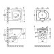 Унитаз подвесной Qtap Robin безободковый с сиденьем Soft-close QT1333046ERW