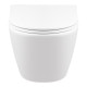 Унитаз подвесной Qtap Robin безободковый с сиденьем Soft-close QT1333046ERW
