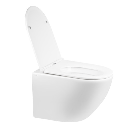 Унитаз подвесной Qtap Robin безободковый с сиденьем Soft-close QT1333046ERW