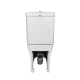Унитаз-компакт Qtap Aquarius безобидковый с сиденьем Soft-close QT2122C665PW