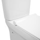 Унитаз-компакт Qtap Aquarius безобидковый с сиденьем Soft-close QT2122C665PW