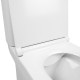 Унитаз-компакт Qtap Aquarius безобидковый с сиденьем Soft-close QT2122C665PW
