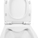 Унитаз-компакт Qtap Aquarius безобидковый с сиденьем Soft-close QT2122C665PW