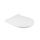 Унитаз-компакт Qtap Aquarius безобидковый с сиденьем Soft-close QT2122C665PW