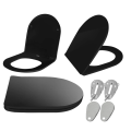 Сидения для унитаза REA FLAT BLACK