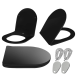 Сидения для унитаза REA FLAT BLACK