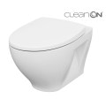 Подвесной унитаз Cersanit MODUO с дюропластвою крышкой SLIM WRAP с функцией легкого закрывания