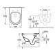 Унітаз підвісний Villeroy & Boch Omnia Architectura з кришкою soft-close (5684H101)