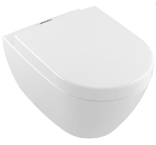 Унитаз подвесной Villeroy & Boch Subway 2.0 DirectFlush с технологией ViFresh с крышкой soft-close (5614A101 / 9M68S101)