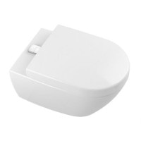 Унітаз підвісний Villeroy & Boch Subway 2.0 DirectFlush з технологією ViFresh з кришкою soft-close (5614A101 / 9M68S101)