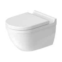 Унітаз підвісний Duravit STARCK 3 Rimless 54х36 см з кріпленням (2527092000) HygieneGlaze