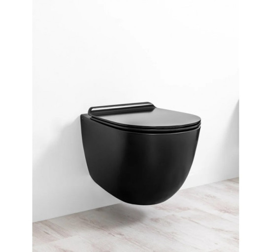 Унітаз підвісний Vignoni VI18 (VI18-F85) Black, SIMAS