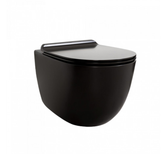 Унітаз підвісний Vignoni VI18 (VI18-F85) Black, SIMAS