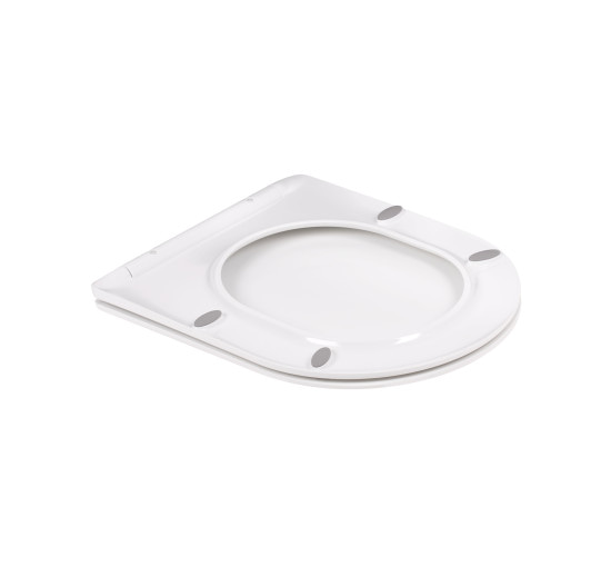 Унітаз підлоговий Qtap Swan безобідковий з сідінням Soft-close QT16223178W