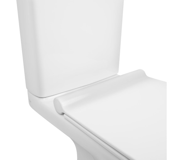 Унитаз-компакт Qtap Kolibri с сиденьем Soft-close QT1022C667PW